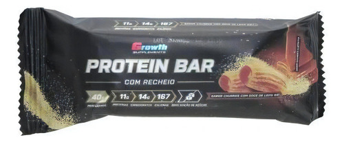 Barra De Proteinas Com Recheio Growth Caixa 12 Barrinhas Chu
