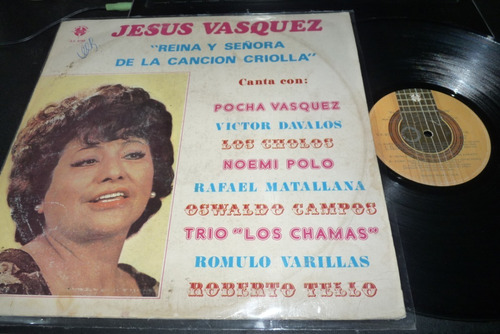 Jch- Jesus Vasquez Reina Y Señora Lp Criollo