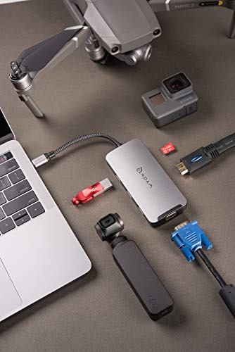 Concentrador Usb C 8 En 1 Adam Elements, 4 K Usb C A Hdmi, 1