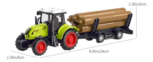 Tractor De Juguete H Farmer, Impulsado Por Fricción, Educati