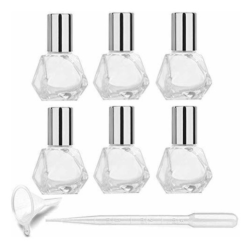 Contenedor Rellenable - 6pcs 5ml (1-6 Oz) Diy Travel Essenti