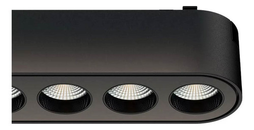 Módulo Focal Dim 33cm 16w Riel Skyline Diseño Decorativo Arq Color Negro