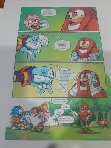 Comic Libro Sonic Boom Español Pasta Dura