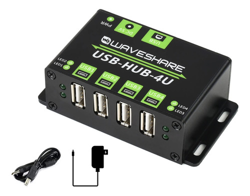 Usb 2.0 Hub 4 Puerto Chip Grado Industrial Dato