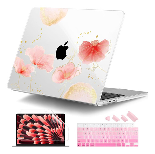 Dongke Compatible Con Macbook Air 15 Inch Case 2023 Release 