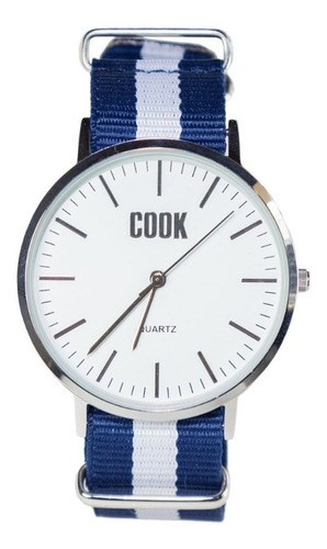 Reloj Unisex John L Cook Analogo Tela Adultos