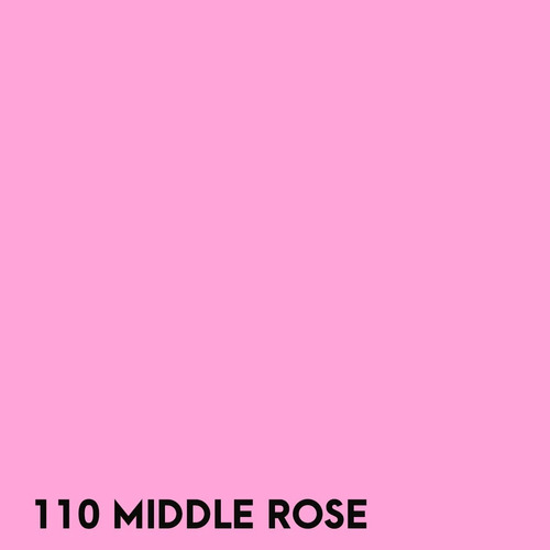 Lee Filters Rollo 110 Middle Rose Color Rosa Medio Gelatina