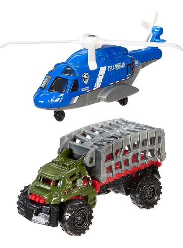 Matchbox - Jurassic World Pack Tierra Y Aire Dfw16-dfw17