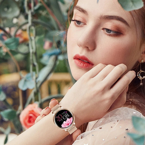 Imagen 9 de 9 de Reloj Inteligente Mujer, Pulsera Bluetooth, Pulsera Int