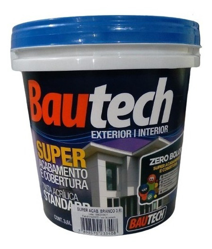 Tinta Acrílica Bautech Zero Bolor 3,6l Antimofo Bautech