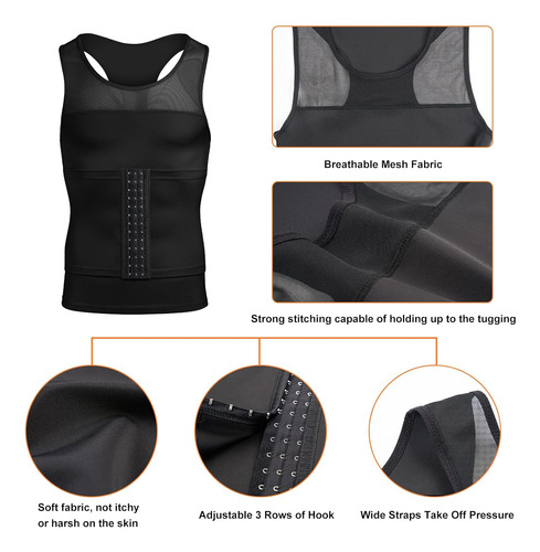 Camisetas Interiores Para Hombre Faja Reductora Compresión