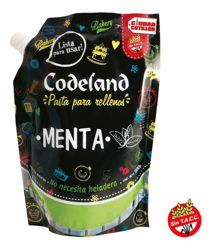 Relleno De Menta Codeland 500g Ciudad Cotillón