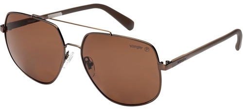 Anteojos Lentes De Sol Wrangler 7414 Polarizados Gafas Color de la lente Marrón Color de la varilla Marrón oscuro Color del armazón Marrón 003 Diseño Doble Puente