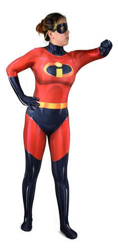 Adultos Niños Elastigirl Cosplay Disfraces Mujer Mujer