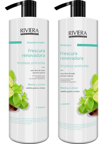 Shampoo + Acondicionador Cabellos Grasos Riviera