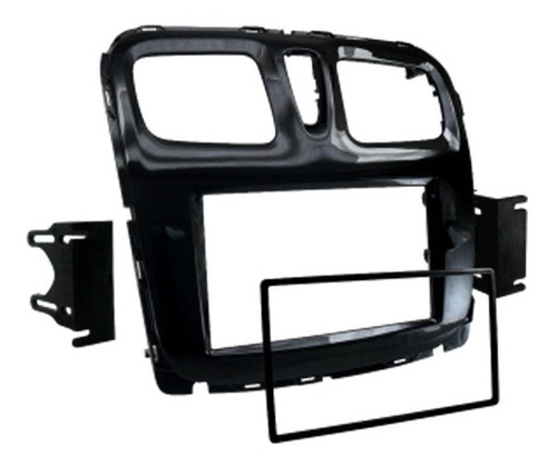 Moldura 2 Din Painel Renault Sandero 2015 2016 2017 2018 Bp
