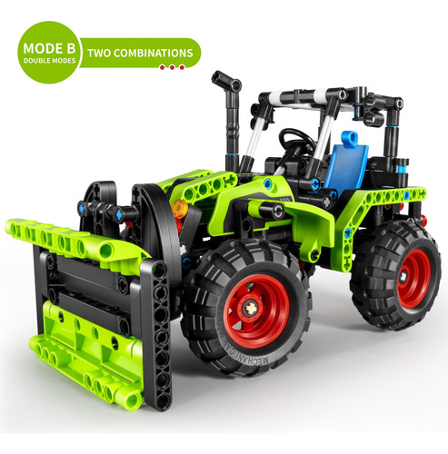 De Tractor A Cosechadora Para Armar! 2 En 1 346 Pcs.