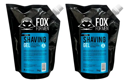 comprar Refil Shaving Gel 1kg - Fox For Men - 2 Unidades