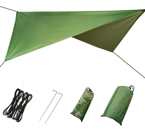 Lona De Acampada Portátil Para Exteriores, 230 X 210 Cm