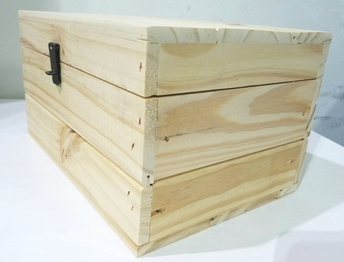 Imagen 2 de 10 de Baúl, Alhajero, Cofre, Guardatodo De 30x20x15 En Pino