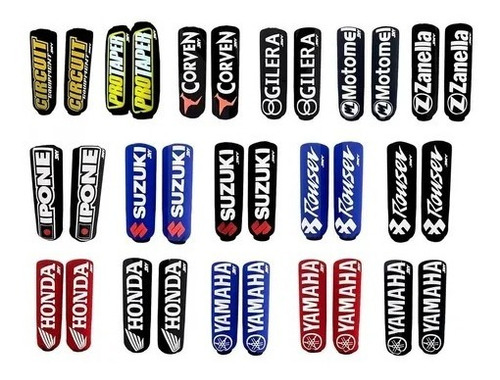 Imagen 2 de 3 de Funda Cubre Amortiguador Trasero Neoprene Suzuki Azul