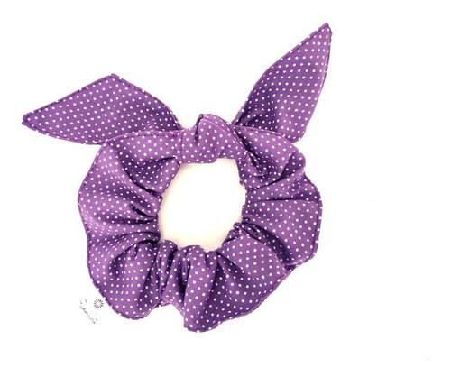 Imagem 2 de 6 de Xuxa Laço De Cabelo Scrunchie Tamanho Adulto Com Nó Scrunch
