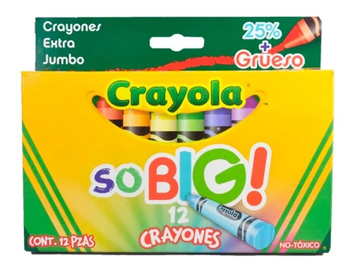 Caja Crayolas Sobig 12 Unidades Colores Surtidos Febo