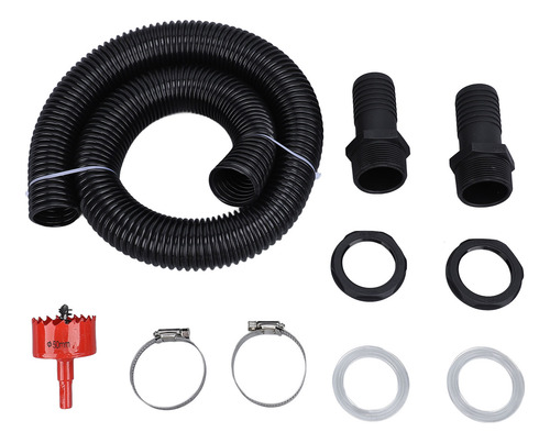Kit De Conectores De Manguera Rain Barrel De Plástico De 39,