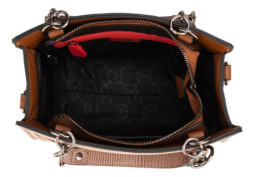 Bolsa Satchel Cloe Umuri Chico Color Marrón