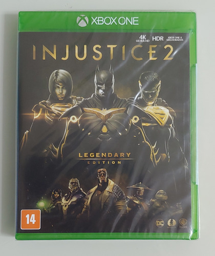 Injustice 2 Legendary Edition Xbox One Lacrado N O V O
