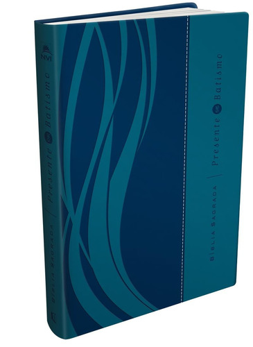 Bíblia Presente de Batismo, NVI, Couro Soft, Azul, de Vários autores. Editora Thomas Nelson Brasil, capa mole em português, 2015