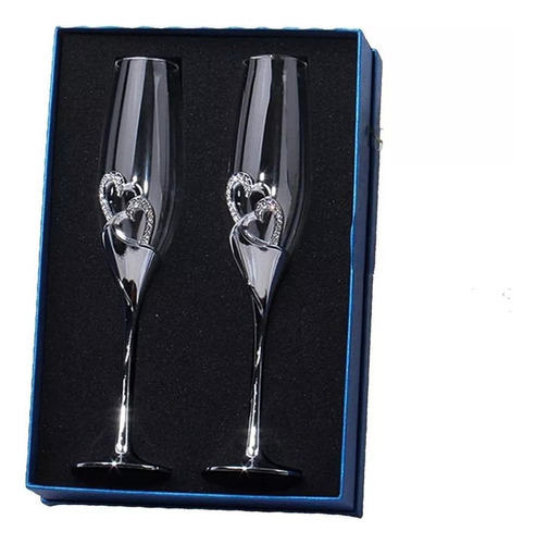 Copas De Champán Para Brindis De Boda, Flautas De Cristal