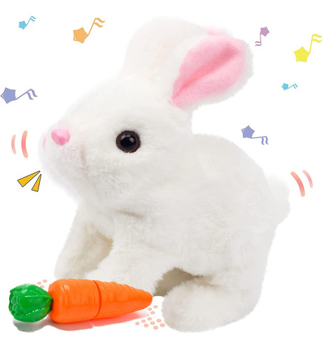 Juguete Interactivo De Conejo Y Zanahoria De Pascua