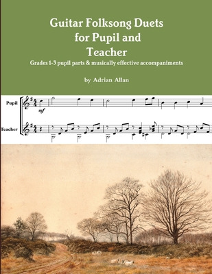 Libro Guitar Folksong Duets For Pupil And Teacher - Allan...