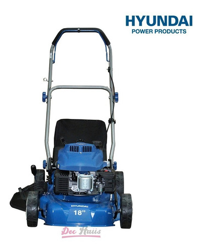 Cortacésped Hyundai 18p De Corte C/recolector 5 Hp Gasolina