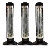 Comprar Combo 3 Estufas De Cuarzo 2 Velas Calefactor 1200w  2 En 1