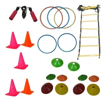 Comprar Kit De Entrenamiento Coordinación Escalera Conos Valla Aros 