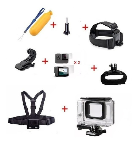 Kit Acessórios Câmera Gopro Hero 5 6 7 Black Frete Grátis