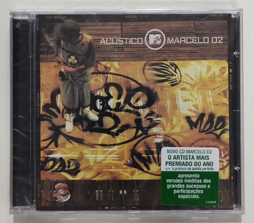 Cd - Marcelo D2 - ( Acústico Mtv ) Versão do álbum Edição limitada