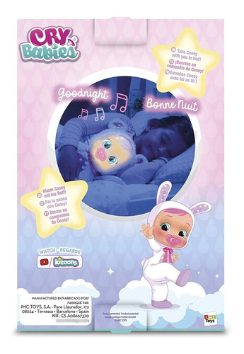 Imagen 3 de 7 de Cry Babies Coney Buenas noches IMC Toys