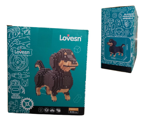 Figura Perro Armable 836 Salchicha
