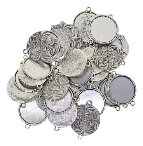 Tg Lote De 100, Bisel De Camafeo Liso En Blanco 16 Mm + 18