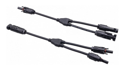 Imagen 2 de 2 de Conector Mc4 Y Macho Hembra Conector Solar Mc4y Paralelo