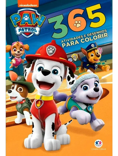 Kit Patrulha Canina 365 Atividades +brincando Com O Alfabeto