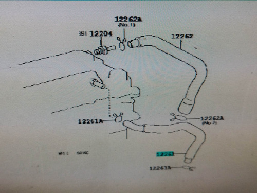 Manguera Ventilación Toyota Corolla New Sensación 40dlrs