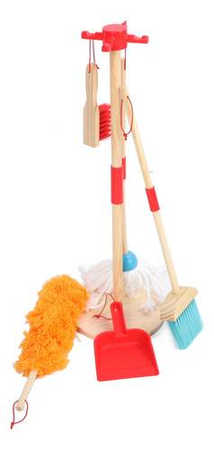 Kit De Limpieza Para Niños, Juego De Escoba, Trapeador, Plum