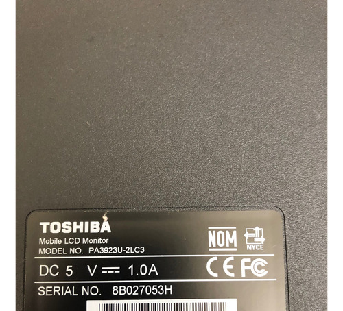 Toshiba Pa3923u-2lc3 Lcd Monitor (Usado)
