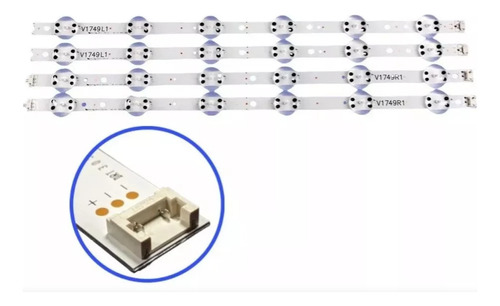 Kit De Leds Compatible Con 49uj6500 4tiras/6leds 3v