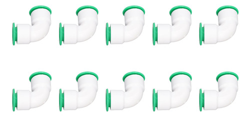 Tubo De Manguera Ppr De 10 Piezas Con Conector De Codo Quick