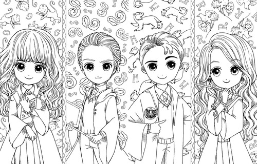 Harry Potter Magical Art Colouring Book